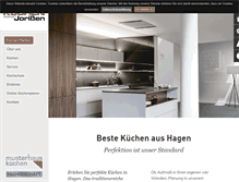 Tablet Screenshot of kuechen-perfekt.de